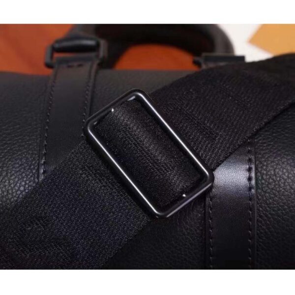 Louis Vuitton Unisex Keepall XS Black Aerogram Cowhide Leather Double Zipped Closure (17)
