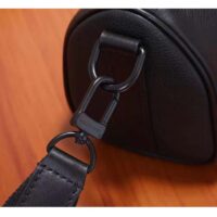 Louis Vuitton Unisex Keepall XS Black Aerogram Cowhide Leather Double Zipped Closure (8)