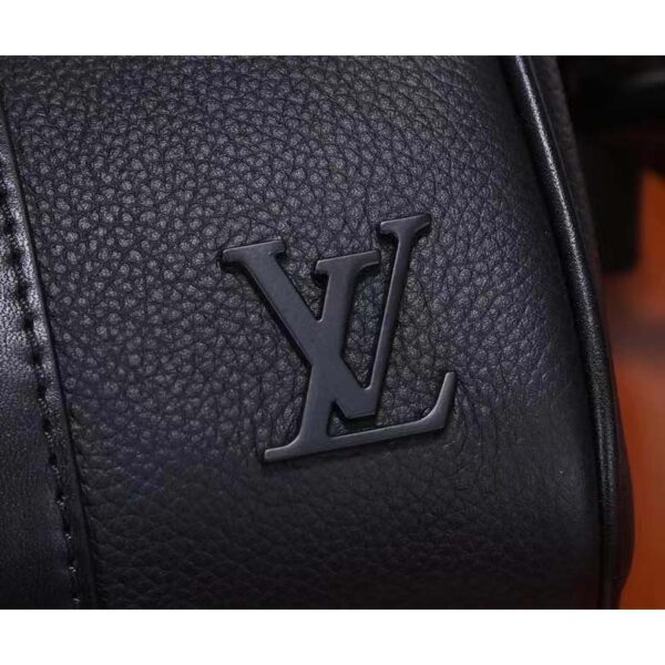 Louis Vuitton Unisex Keepall XS Black Aerogram Cowhide Leather Double Zipped Closure (3)