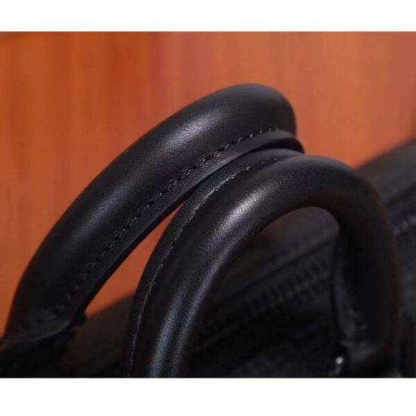 Louis Vuitton Unisex Keepall XS Black Aerogram Cowhide Leather Double Zipped Closure (4)