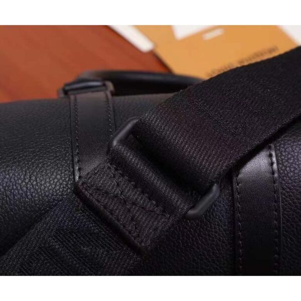 Louis Vuitton Unisex Keepall XS Black Aerogram Cowhide Leather Double Zipped Closure (5)