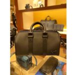 Louis Vuitton Unisex Keepall XS Black Aerogram Cowhide Leather Double Zipped Closure – Image 6