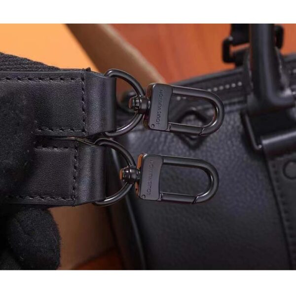 Louis Vuitton Unisex Keepall XS Black Aerogram Cowhide Leather Double Zipped Closure (7)