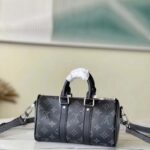 Louis Vuitton Unisex Keepall XS Monogram Eclipse Reverse Coated Canvas Cowhide – Bild 3