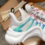 Louis Vuitton Women LV Archlight Sneaker Pink Mix Materials Patent Monogram Canvas - Bild 9