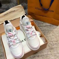 Louis Vuitton Women LV Archlight Sneaker Pink Mix Materials Patent Monogram Canvas (1)