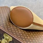 Louis Vuitton Women Saint Jacques Caramel Brown Synthetic Knitted Raffia Cowhide Leather - Image 6