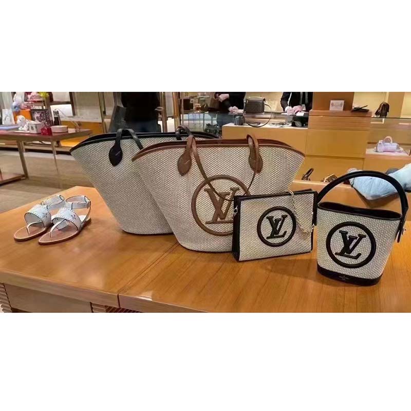 Vuitton Bnib Raffia St Jacques