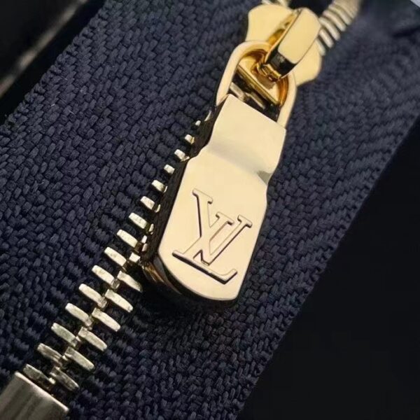 Louis Vuitton Women Toiletry Pouch On Chain Natural Black Raffia Cowhide Leather (11)