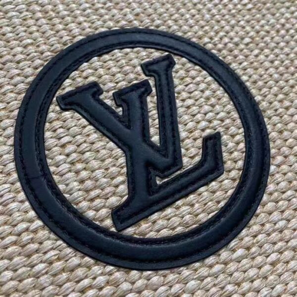 Louis Vuitton Women Toiletry Pouch On Chain Natural Black Raffia Cowhide Leather (12)