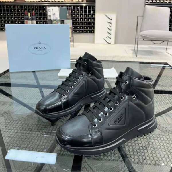 Prada Men PRAX 01 Re-Nylon and Brushed Leather Sneakers (2)