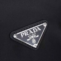 Prada Unisex Re-Nylon Saffiano Leather Handles Duffle Black Bag (1)