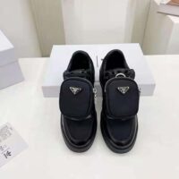 Prada Women Adidas for Prada Re-Nylon Forum Sneakers-Black (1)
