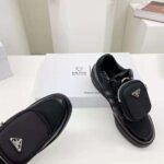 Prada Women Adidas for Prada Re-Nylon Forum Sneakers-Black – Image 8