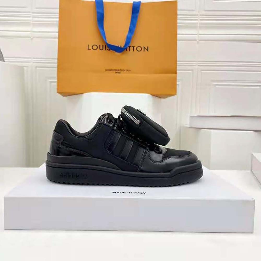 Prada Women Adidas for Prada Re-Nylon Forum Sneakers-Black
