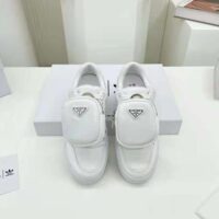 Prada Women Adidas for Prada Re-Nylon Forum Sneakers-White (1)