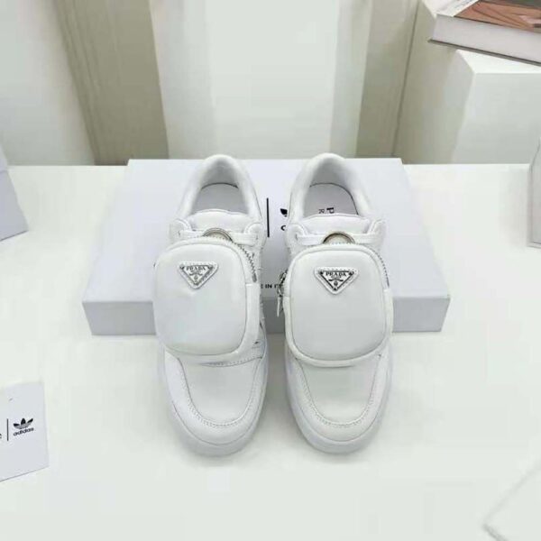 Prada Women Adidas for Prada Re-Nylon Forum Sneakers-White (2)