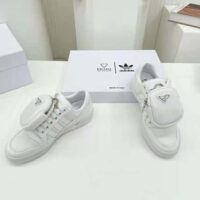 Prada Women Adidas for Prada Re-Nylon Forum Sneakers-White (1)