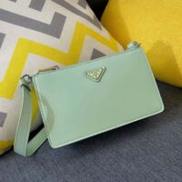 Prada Women Brushed Leather Mini-Bag-aqua (1)