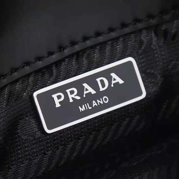 Prada Women Brushed Leather Mini-bag-Black (10)