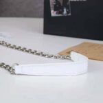 Prada Women Brushed Leather Mini-Bag-White - immagine 7