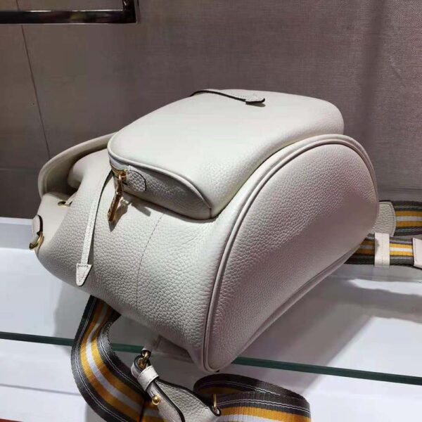 Prada Women Calf Leather Backpack and Handle Bag-White (8)