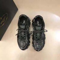 Prada Women Cloudbust Thunder Sequined Sneakers-Black (1)