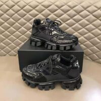 Prada Women Cloudbust Thunder Sequined Sneakers-Black (1)