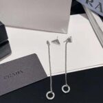 Prada Women Crystal Logo Jewels AirPods Pendant Earrings – Image 4