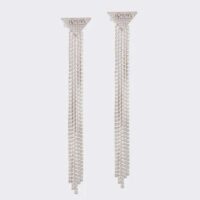 Prada Women Crystal Logo Jewels Zirconia Earrings (1)