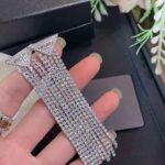 Prada Women Crystal Logo Jewels Zirconia Earrings - Imagen 6