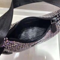 Prada Women Duchesse and Crystal Mini-Bag-Black (1)