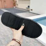 Prada Women Foam Rubber Mules With Embossed Rubber Triangle Logo-Black - Bild 10