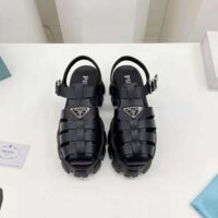 Prada Women Foam Rubber Sandals in 55 mm Heel Height-Black (1)