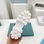 Prada Women Foam Rubber Sandals in 55 mm Heel Height-White – Bild 10