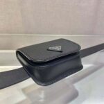 Prada Women Leather Belt With a Hybrid Multifunctional Design-Black – Image 7
