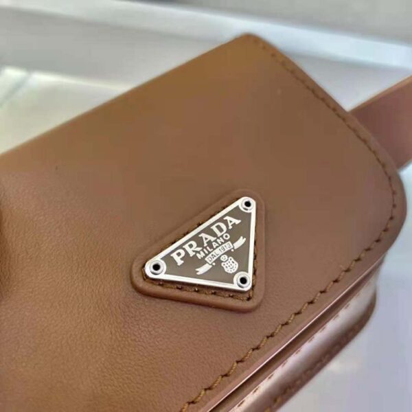 Prada Women Leather Belt With a Hybrid Multifunctional Design-brown (10)