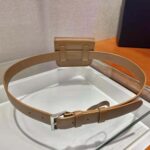Prada Women Leather Belt With a Hybrid Multifunctional Design-Brown – Bild 7