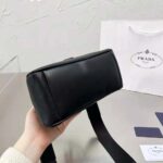 Prada Women Leather Prada Triangle Bag-Black – Bild 7