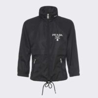 Prada Women Light Re-Nylon Rain Jacket-Black (1)