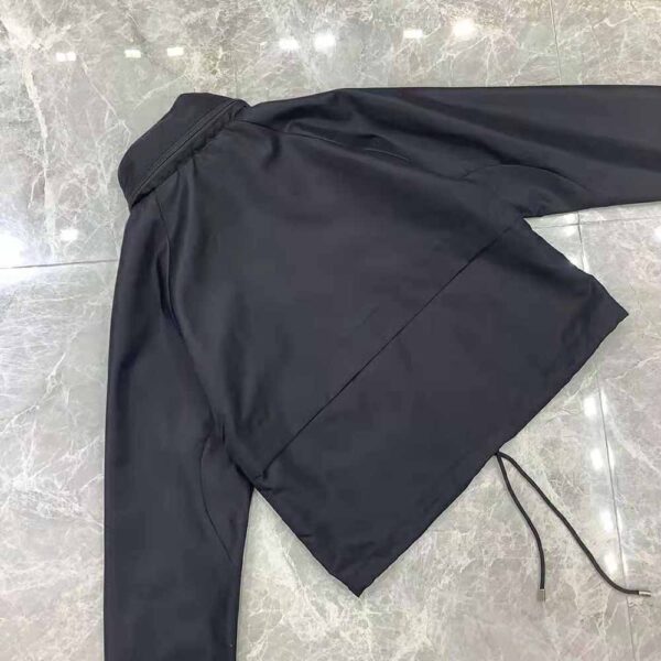 Prada Women Light Re-Nylon Rain Jacket-Black (5)