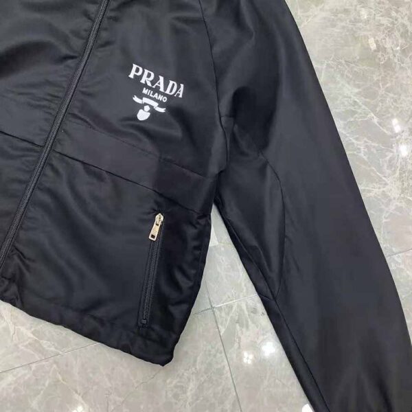 Prada Women Light Re-Nylon Rain Jacket-Black (6)