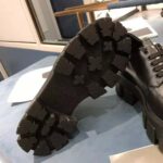 Prada Women Monolith Brushed Calf Leather Lace-Up Shoes-Black - Bild 8