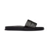 Prada Women Nappa Leather Sslides in 20mm Heel-Black