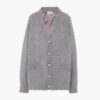 Prada Women Oversized Shetland Wool Cardigan