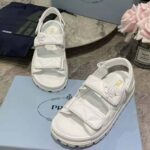 Prada Women Padded Nappa Leather Sandals-White - Bild 4
