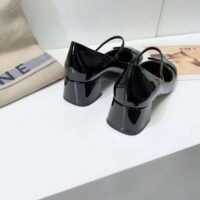 Prada Women Patent Leather Pumps in 45mm Heel Height-Black (1)