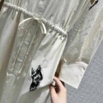 Prada Women Printed Canvas Dress is Decorated with Motifs Made - Image 5