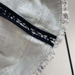 Prada Women Printed Tweed Miniskirt-Black – Image 7