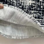 Prada Women Printed Tweed Miniskirt-Black – Image 6